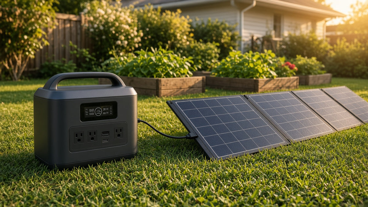 Portable Solar Power Station with Folding Panel | Ark Prep Store
